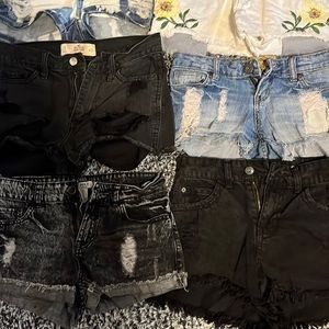 9 pairs of shorts